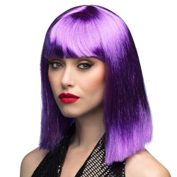 Paruka neonově fialová dámská Dance